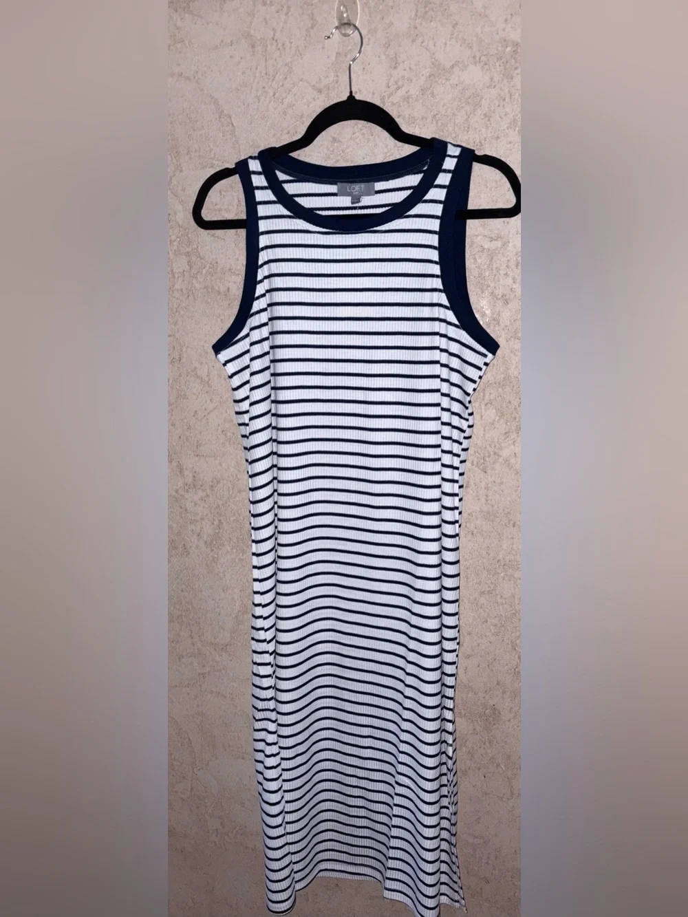 LOFT Midi Tank Sleeveless Sleep Dress